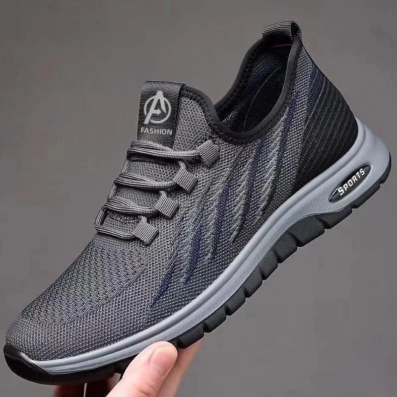 2025 Men's Breathable Knit Running Shoes