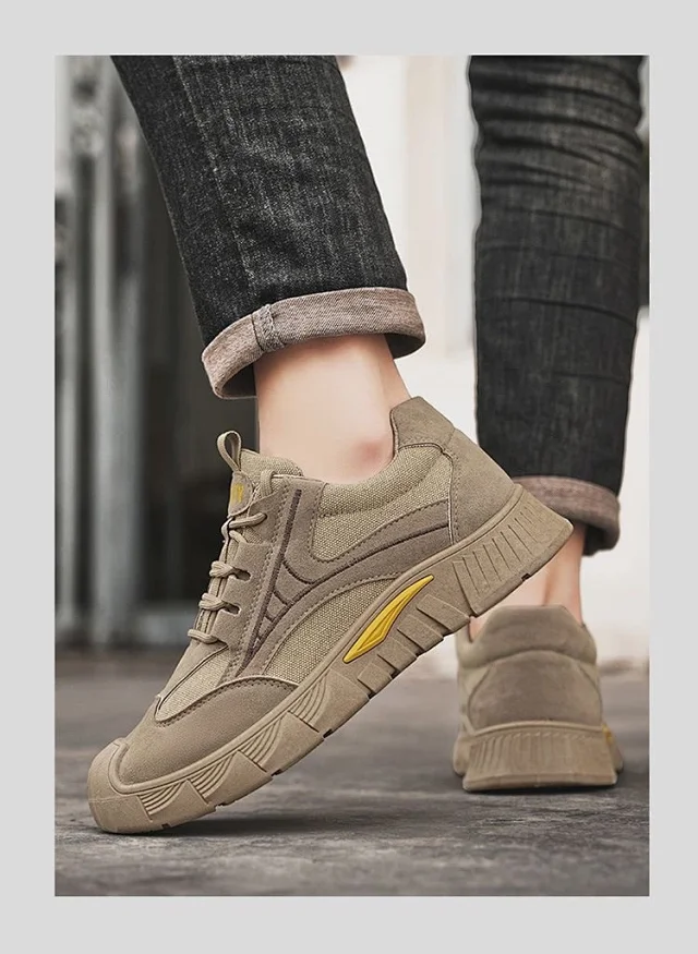 Men's Breathable Outdoor Work Sneakers Detail