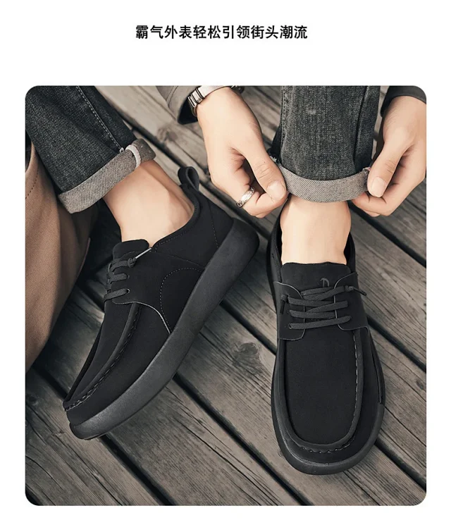 Men's Retro Suede Loafers Spring 2025 Detail