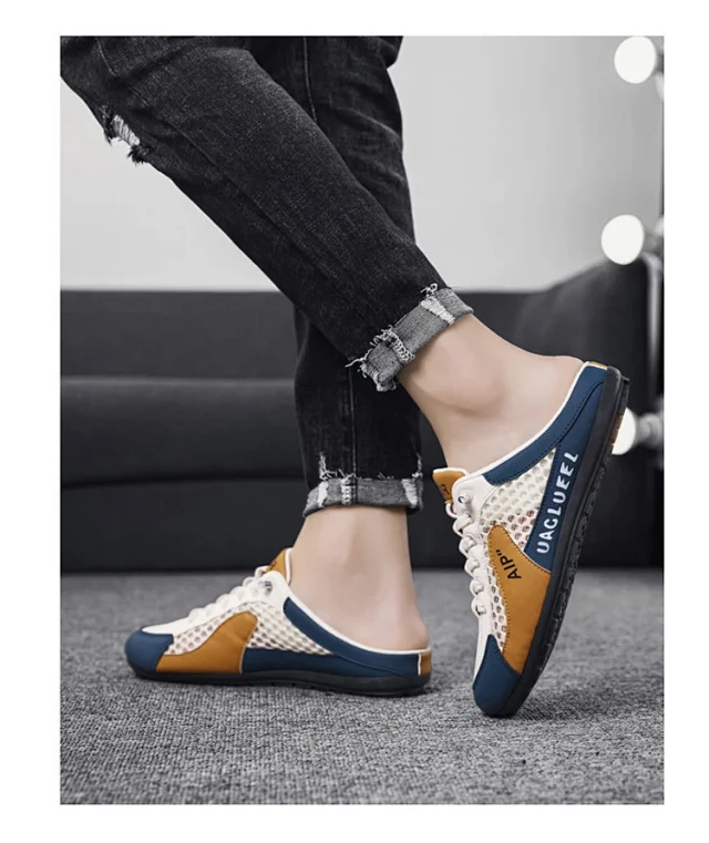 Men's Mesh Slip-On Sneakers New Detail