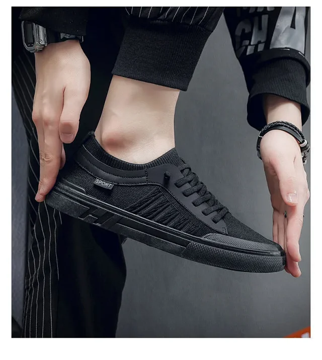 New Woven Mesh Outdoor Sneakers Men Detail