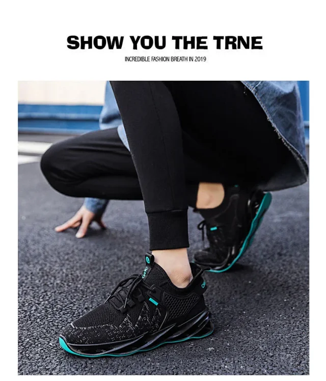 Men's Mesh Breathable Stylish Casual Dad Shoes Detail