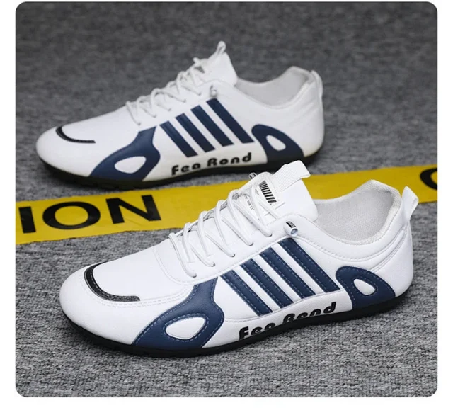 2025 Spring Leather Breathable Comfort Casual Sneakers Detail