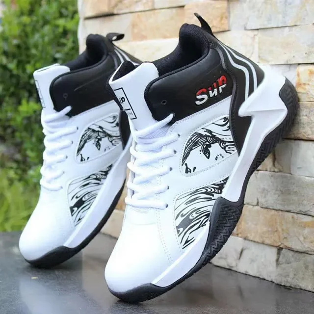 Men's Basketball Shoes 2025 Flyknit High-Top Casual Men Detail