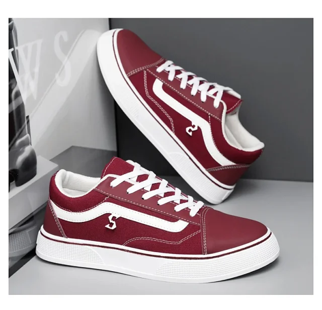 Men's Big Size Canvas Checkerboard Low-Tops Detail