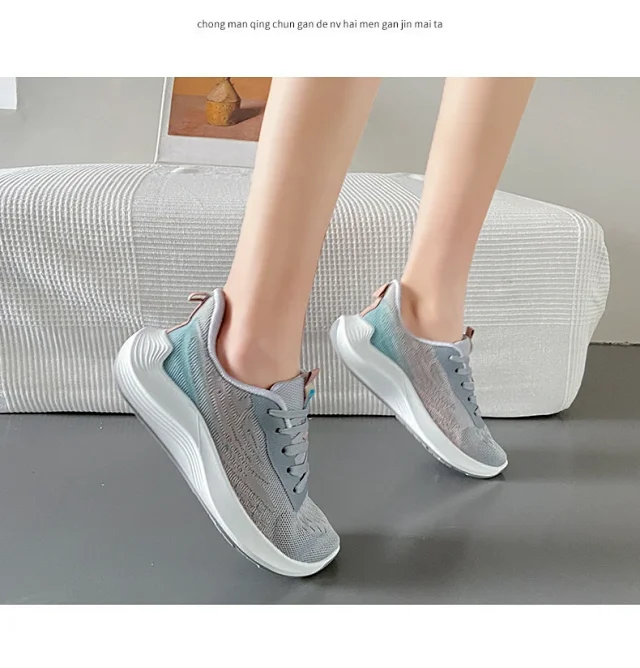 Women's Spring Mesh Sneakers Korean Style Detail