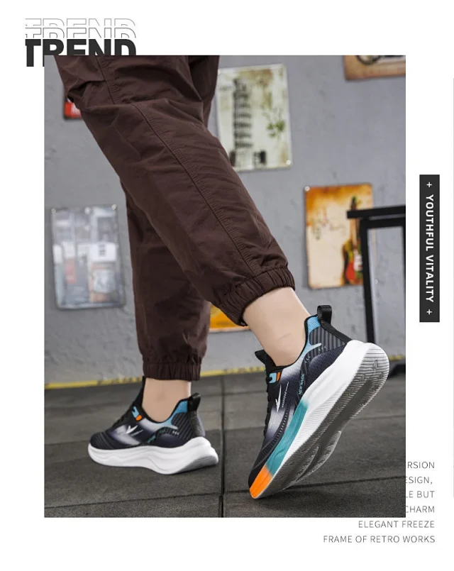 Men's Casual Platform Sneakers Spring 2025 Detail