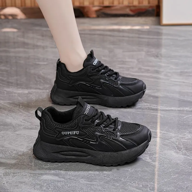 Women's Breathable Mesh Chunky Sneakers