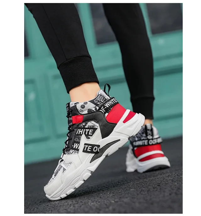 2025 Korean Men's High-Top Dad Shoes Detail