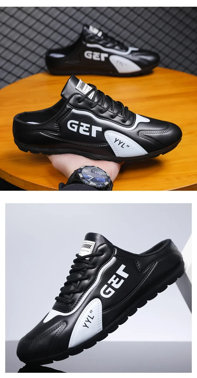 Mens Drive Loafers: Korean Trendy Comfy Everyday Student Detail