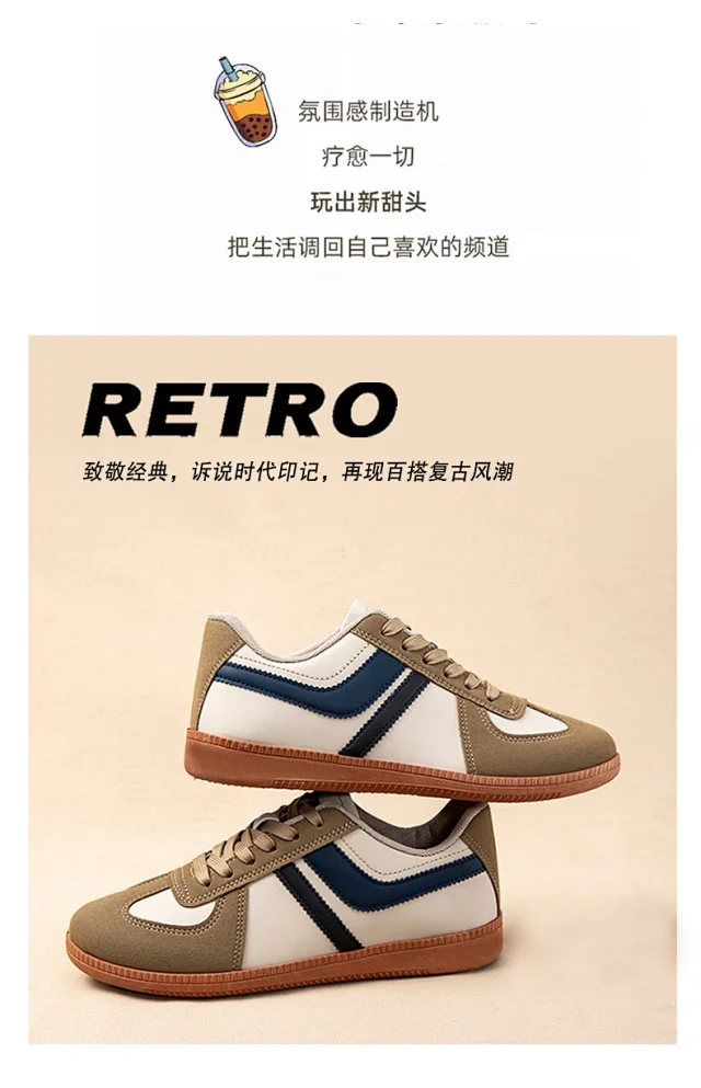 SS25 Panel Vintage Deutsch Trainers Detail