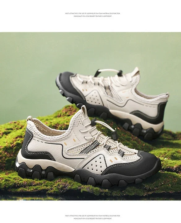 Men's Stitched Outdoor Web Shoes Summer 2025 Detail