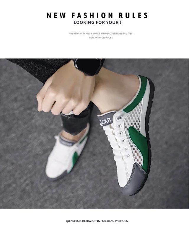 Men's Mesh Slip-On Sneakers New Detail