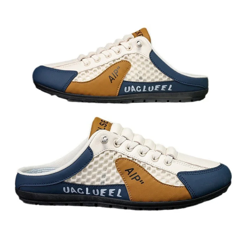 Men's Breathable Mesh Slip-On Sandals