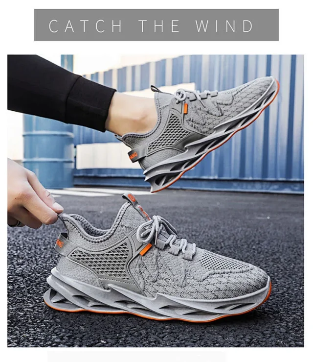 Men's Mesh Breathable Stylish Casual Dad Shoes Detail