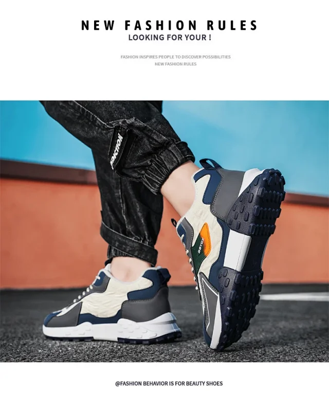Men's Spring 2025 Sports Casual Dad Shoes Detail