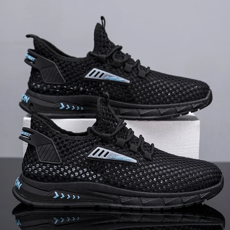 2025 Men's Breathable Mesh Casual Sneakers - Extra Wide Fit
