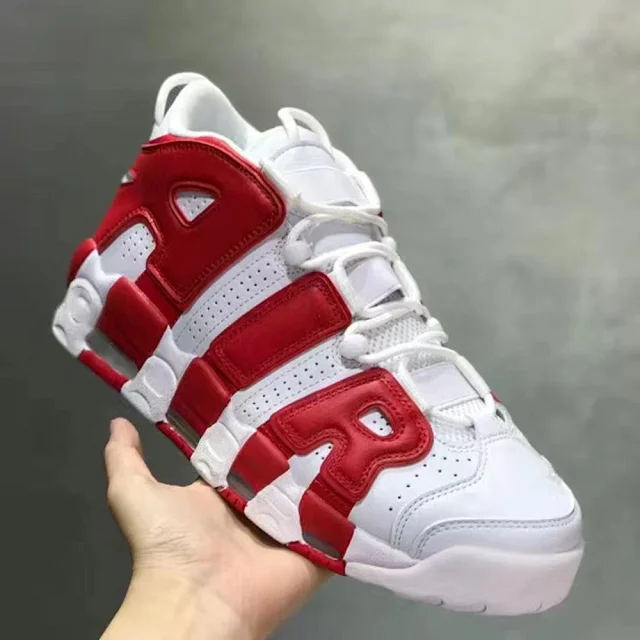 Men's Pippen Uptempo UNC Blue Chameleon Detail