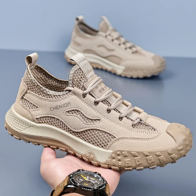 Men's Anti-Slip Mesh Hiking Boots
