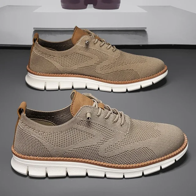 Men's Flyknit Breathable Running Sneakers Detail