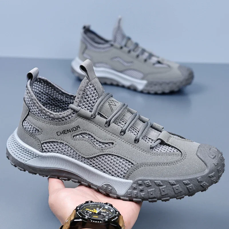 Men's Anti-Slip Mesh Hiking Boots