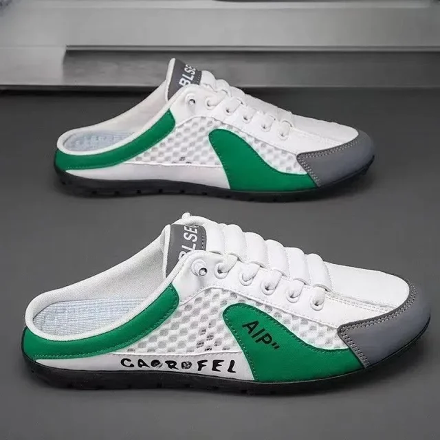 Men's Breathable Slip-On Mesh Slippers Detail