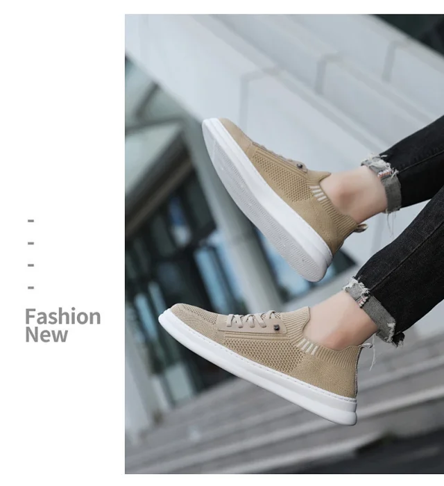 Men's 2025 Mesh Slide-On Skater Shoes Detail