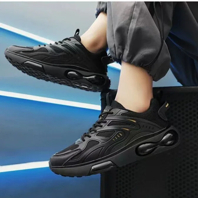 Men's Breathable Mesh Platform Running Shoes