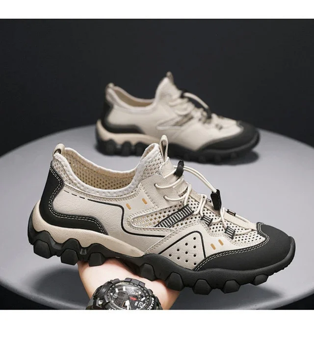 Men's Stitched Outdoor Web Shoes Summer 2025 Detail