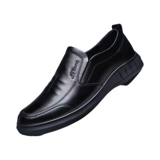 Men's PU Leather Smart-Casual British Shoes Detail