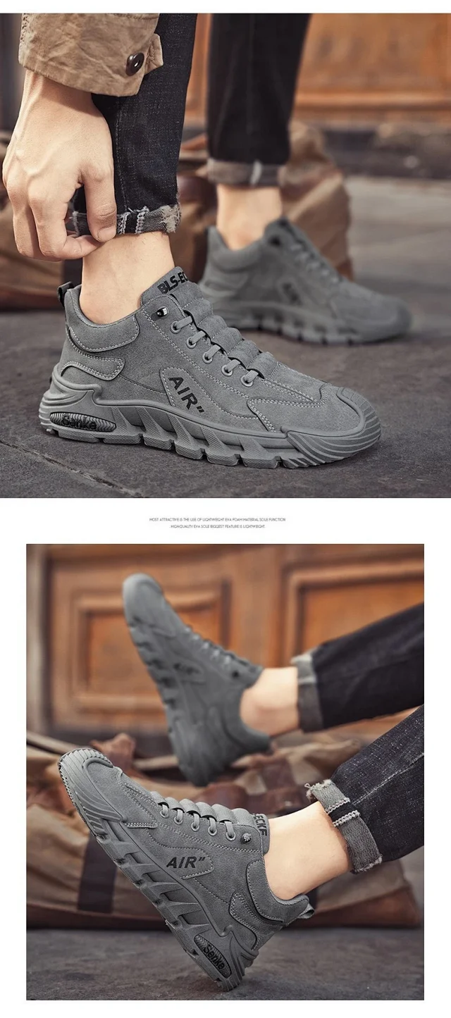 Men's CloudSoft Thick-Sole Sneakers 2025 Detail