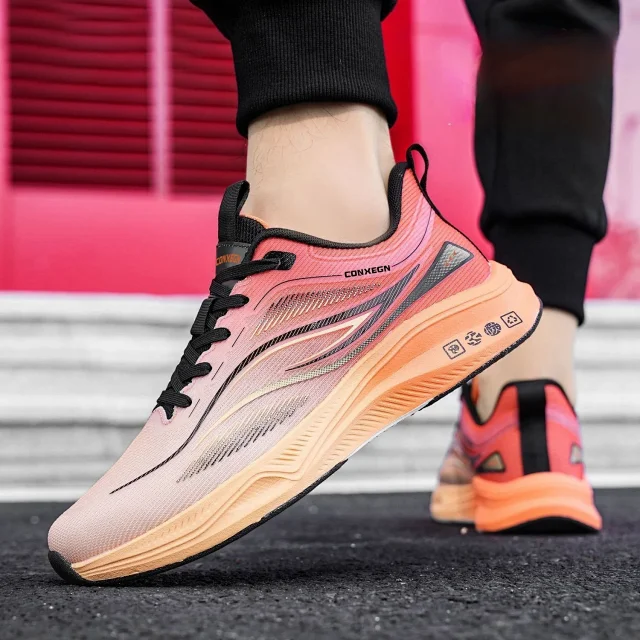 Men's Guochao Breathable Running Sneakers Detail