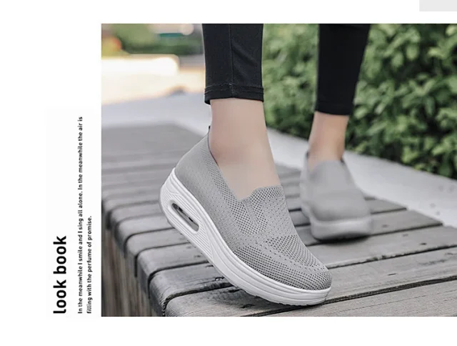 Women's Mesh Yeezy-Inspired Jelly Sole Casual Sneakers Detail