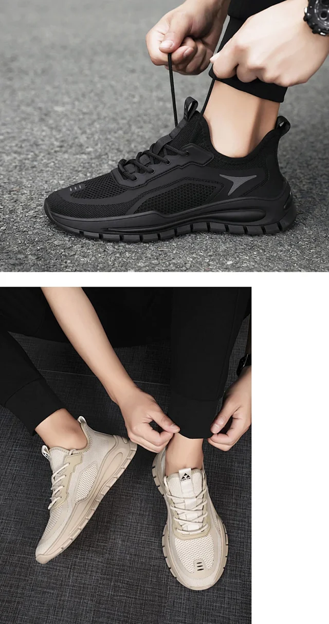 Men's Korean Mesh Dad Sneakers Yeezy Detail