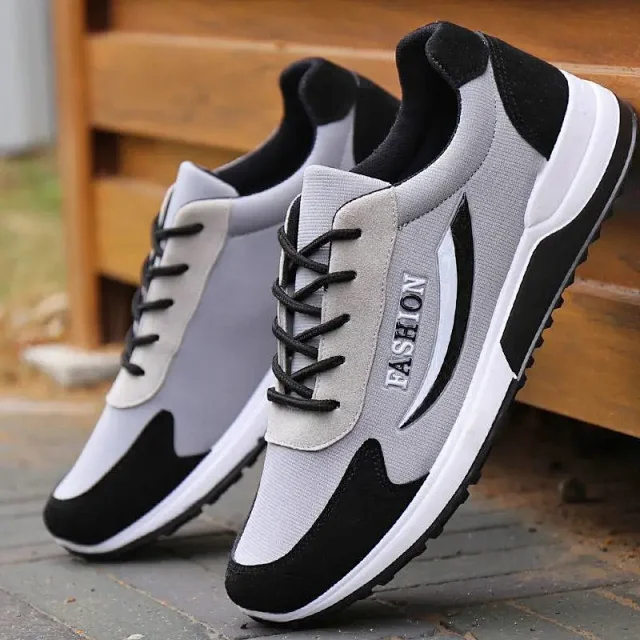 Summer 2025 Men's Breathable Lace-Up Runners Detail