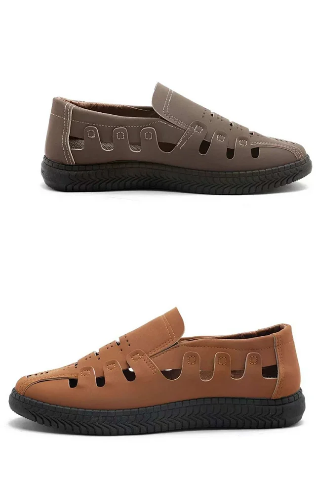 Men's Breathable Outdoor Slip-On Sandals Detail