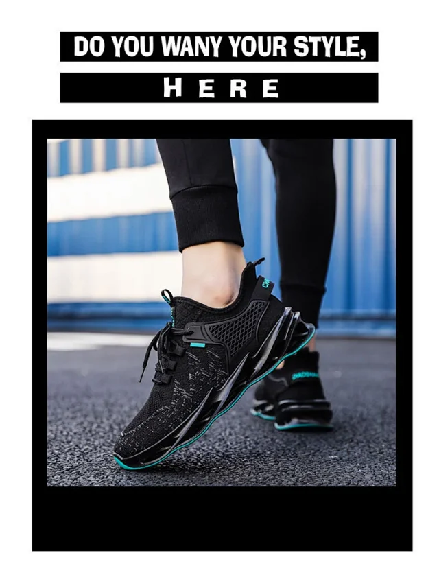 Men's Mesh Breathable Stylish Casual Dad Shoes Detail