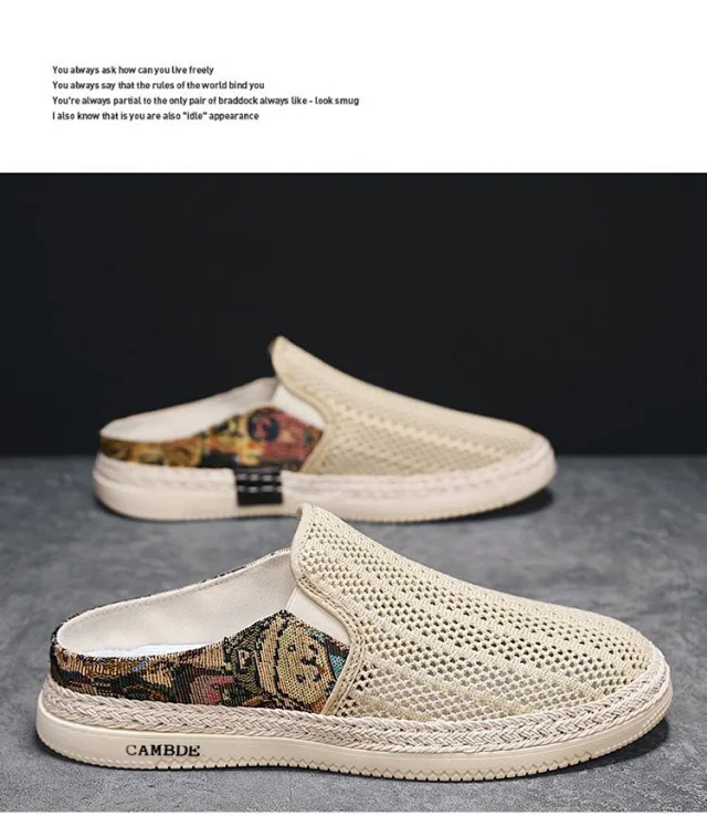 Men's Perf Slip-On Designer Sneakers Detail