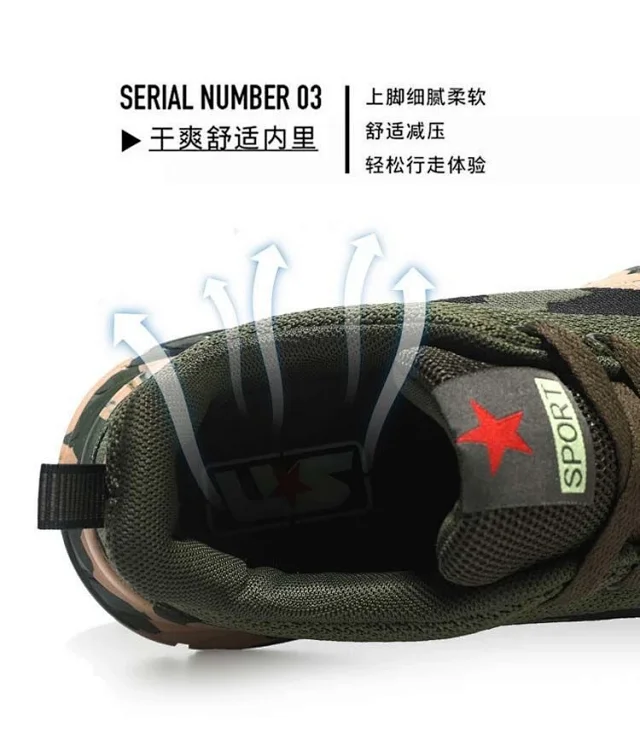 Men's Camo Flyknit Training Shoes Detail