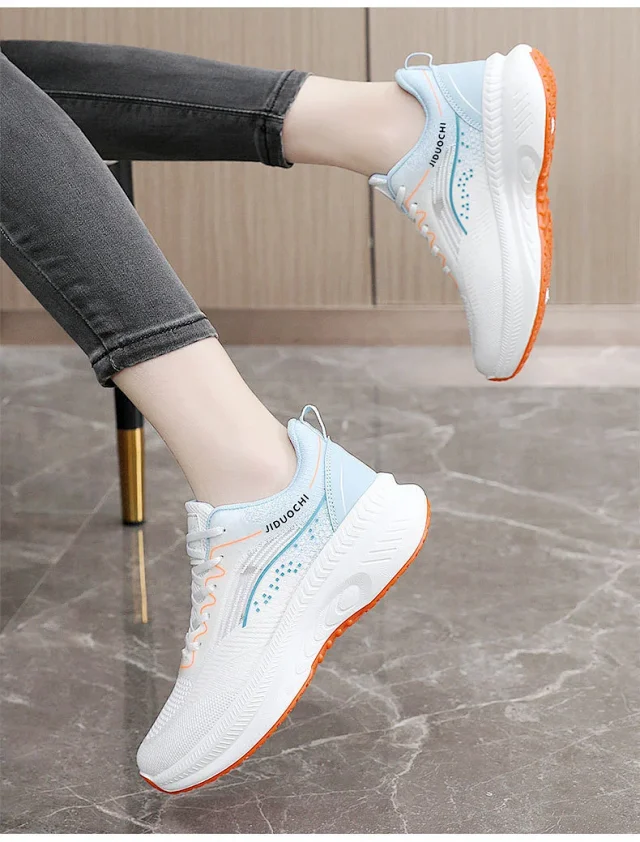 SS25 Women's Mesh Running Shoes White Detail