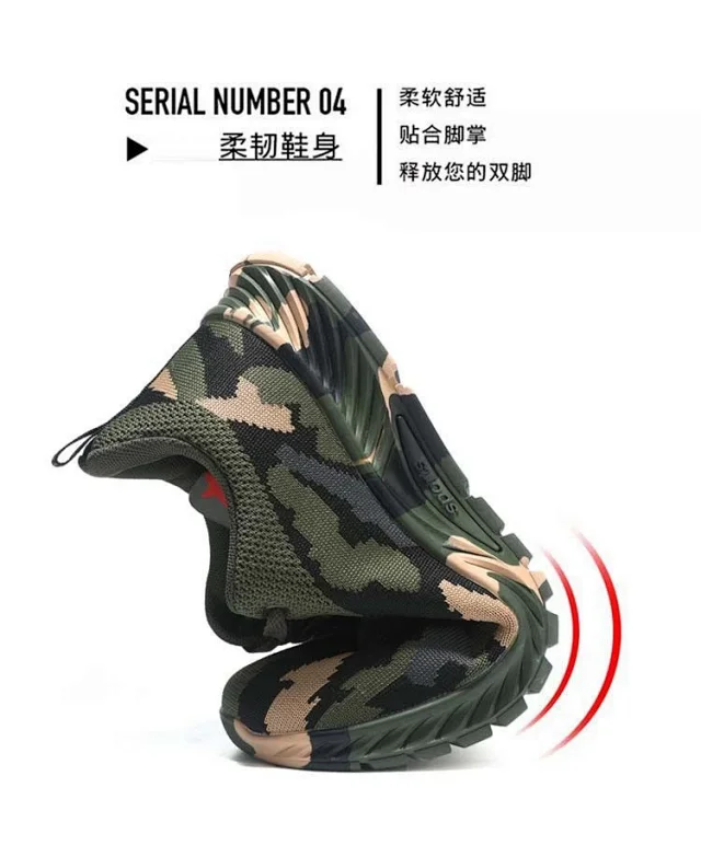 Men's Camo Flyknit Training Shoes Detail