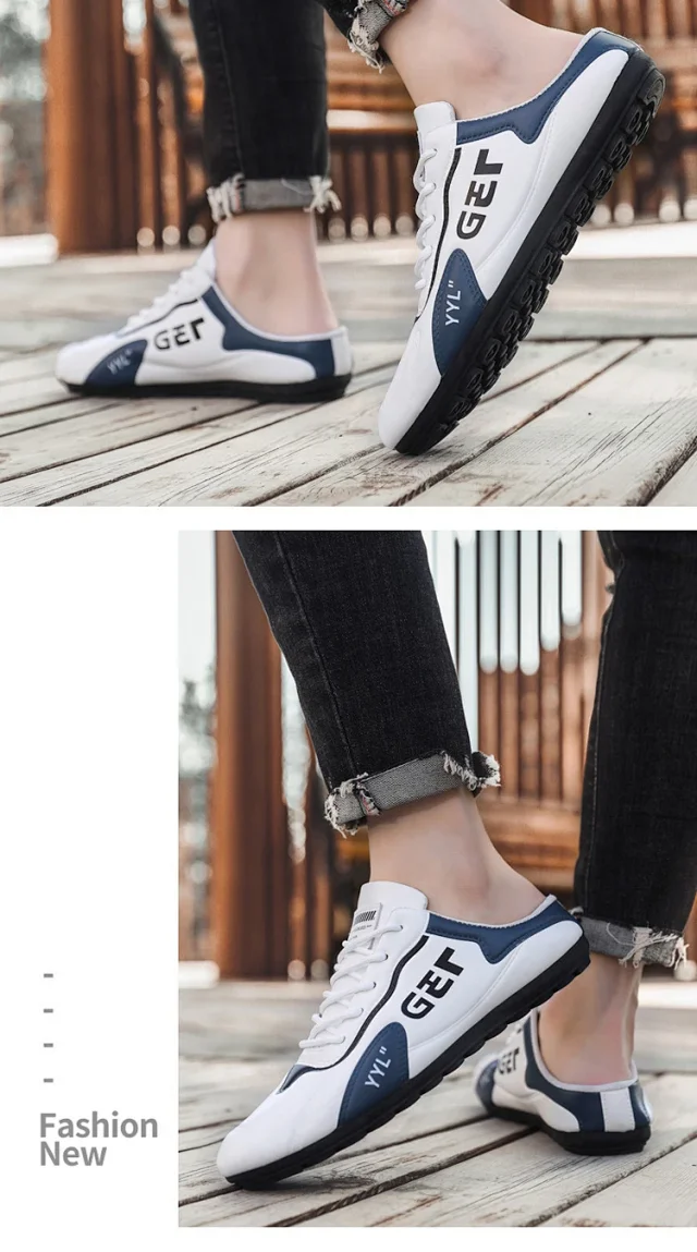 Mens Drive Loafers: Korean Trendy Comfy Everyday Student Detail