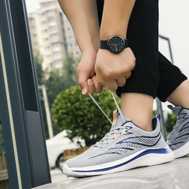 Men's Flyknit Casual Sneakers Padded