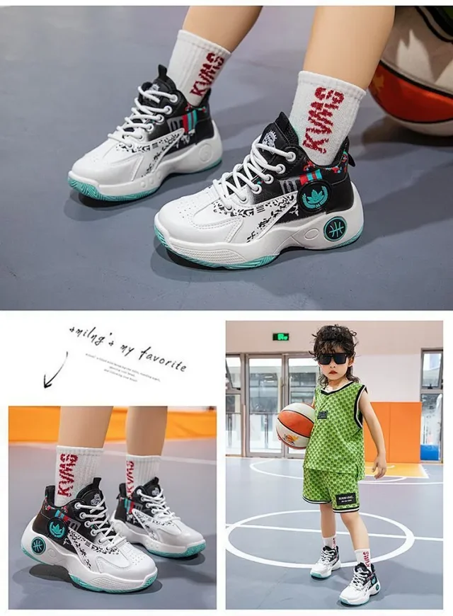 Kids Soft-Sole Durable Fashion Sport Shoes Detail