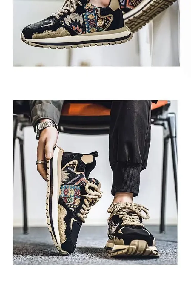 Men's Trendy Platform Sneakers 2025 Detail