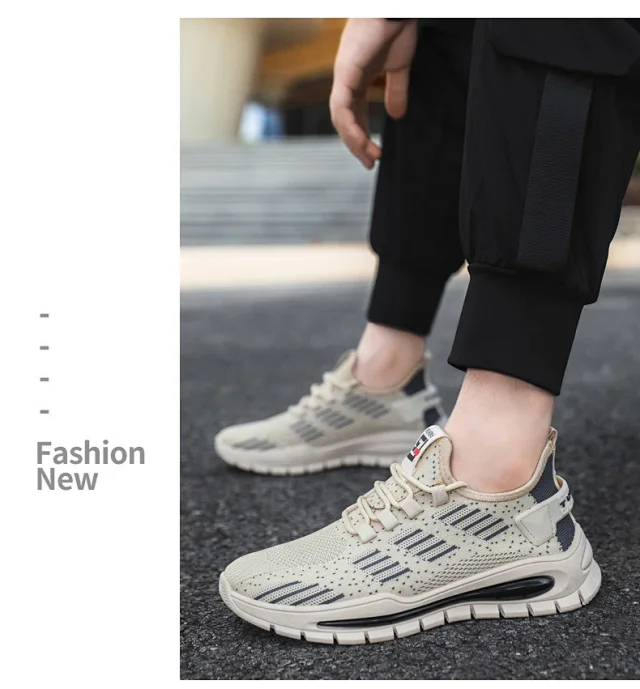 Men's 2025 Knit Dad Sneakers Comfort Detail