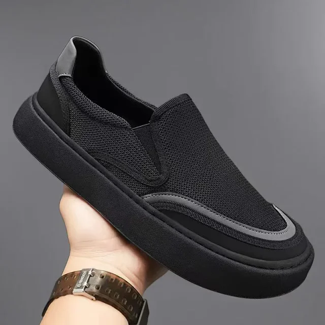 Men's 2025 Summer Mesh Slip-On Driving Shoes Detail