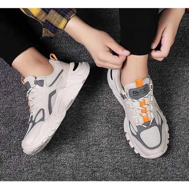 2025 Men's Korean Chunky Running Shoes Detail