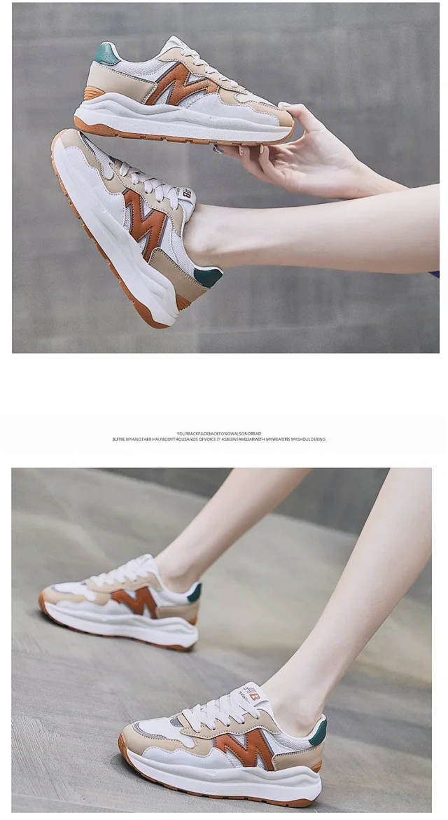 Women's Platform Sneakers: Korean Style White Casual Summer Detail