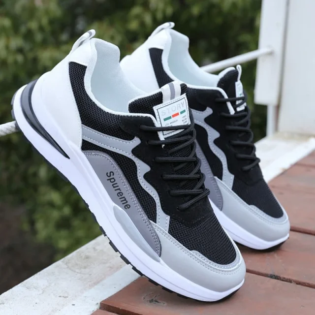 Men's Retro Breathable Dad Sneakers Detail